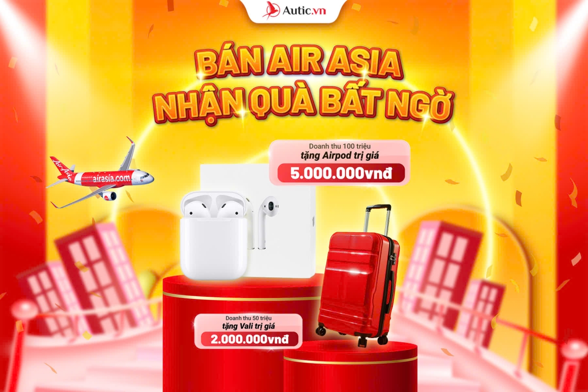 Bán Air Asia - Nhận quà bất ngờ